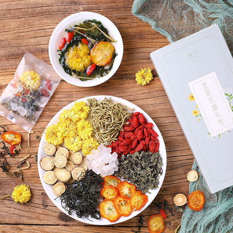Honeysuckle Chrysanthemum Tea Men And Women Under Fire Health Care