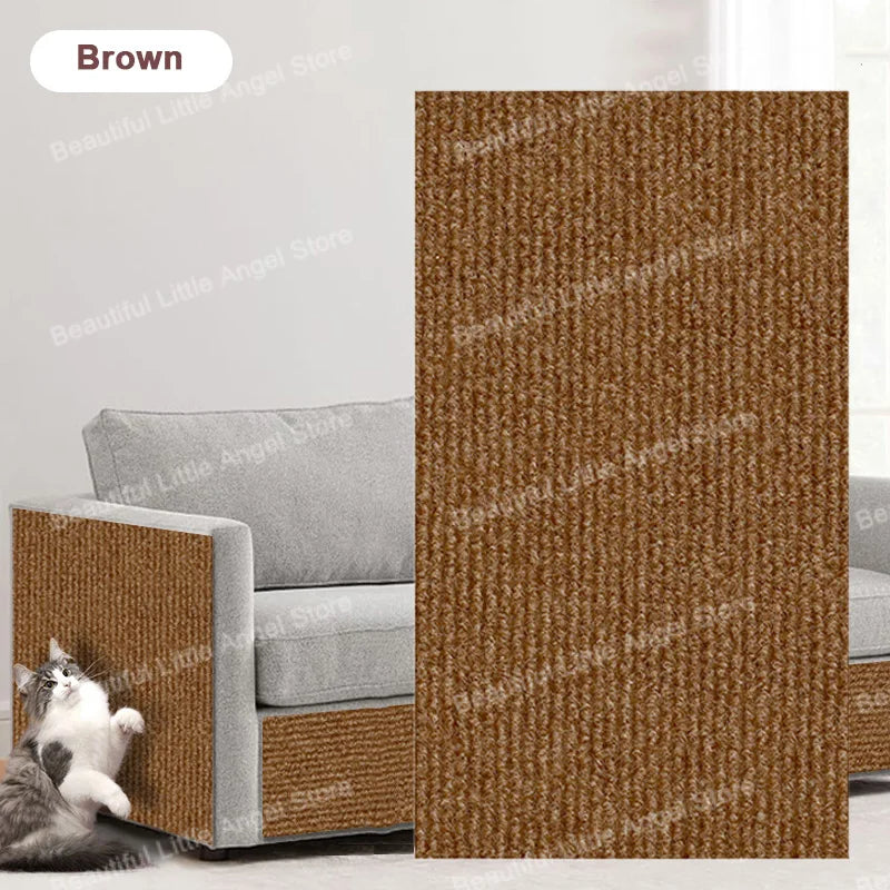 Self-Adhesive Anti Cat Scratch Sofa DIY Cats Scratch Protection Paws Sharpen Trimmable  Carpet Cats Scratch Board ﻿Roll Shipment